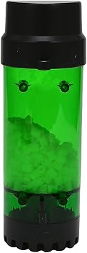 Rukurmo Aquarium Fish Tank Fluidized Moving Bed Filter Bubble Bio Media Filter with Air Stone and Sponge Filter LH-600