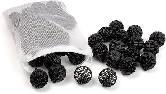 STEY ACCESORIOS 100 Bioballs for Aquarium Filter, 1 L Bio Balls Porous Filtration 30 mm, Bio Max Filter