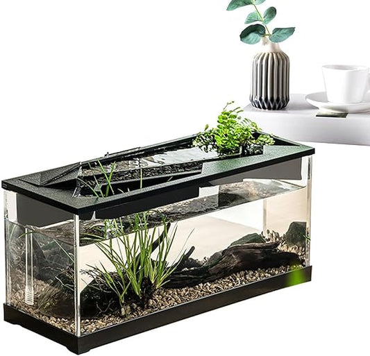 Desktop Fish Tank Aquarium with Hydroponics, 12L