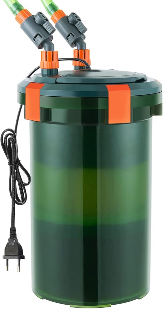 FEDOUR 1500L/H Aquarium External Filter, 15W Adjustable Aquarium Canister Filter