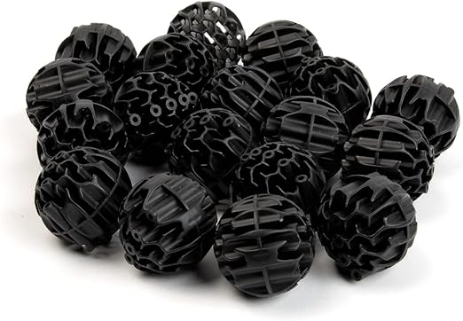 STEY ACCESORIOS 40 Bio-Balls for Aquarium Filter, 1L Bio Balls Porous Filtration 30 mm, Biological Filter Bio MAX Filtered