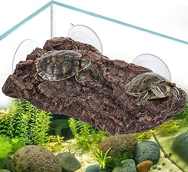 ZENFUN Turtle Basking Platform, Fish Tank Aquarium Tortoise Climbing Platform with 3 Suction Cups